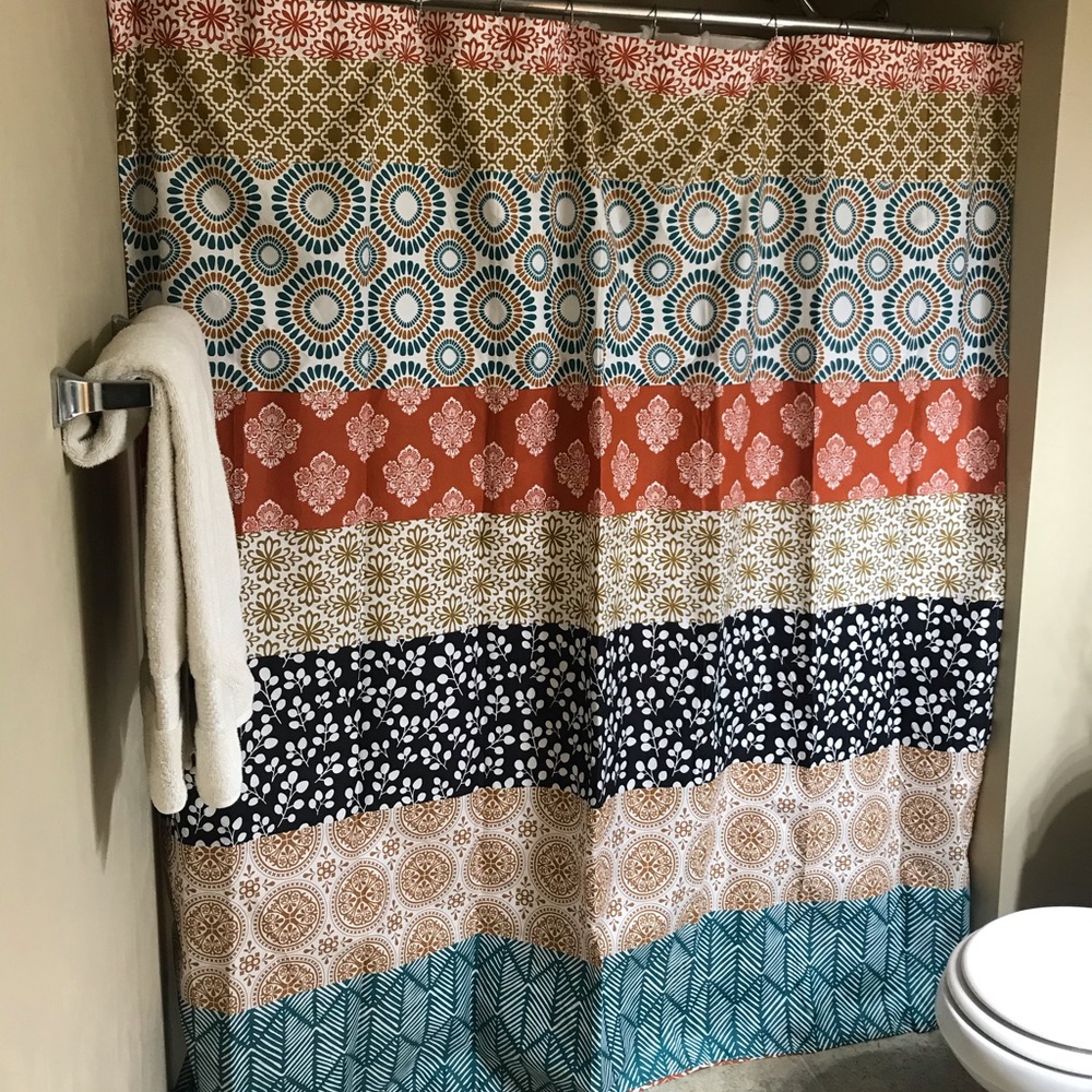Boho Print Shower Curtain